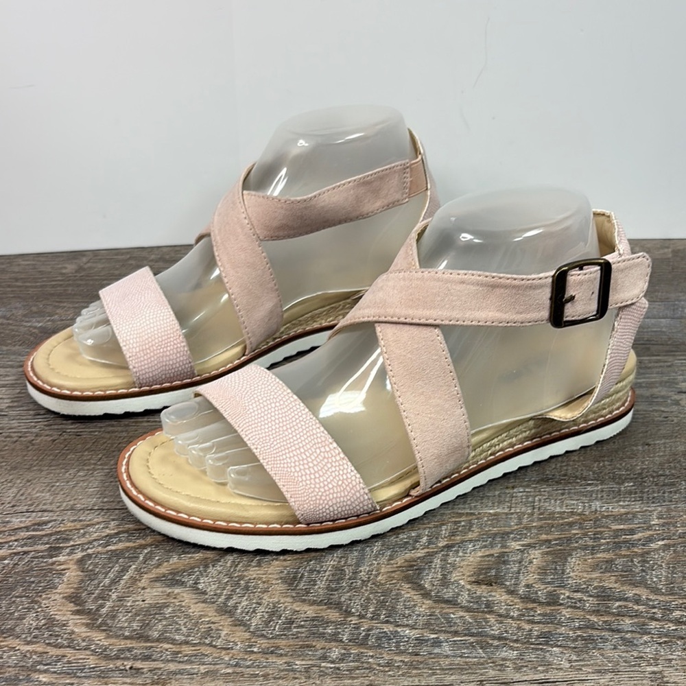 JBU by Jambu Women’s CAYMEN Flat Sandals -Blush Pink 8.5
